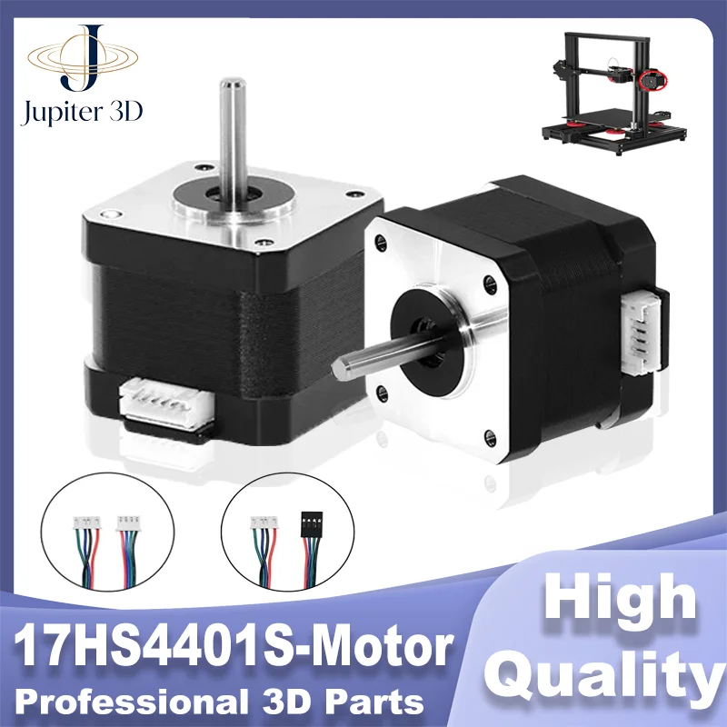 Nema17 17HS4401S 4401 42 Stepper Motor 1.8° 1.5A 40MM for 3D Printer CNC Extruder Laser Engraving Machine Robotic Arm Automation