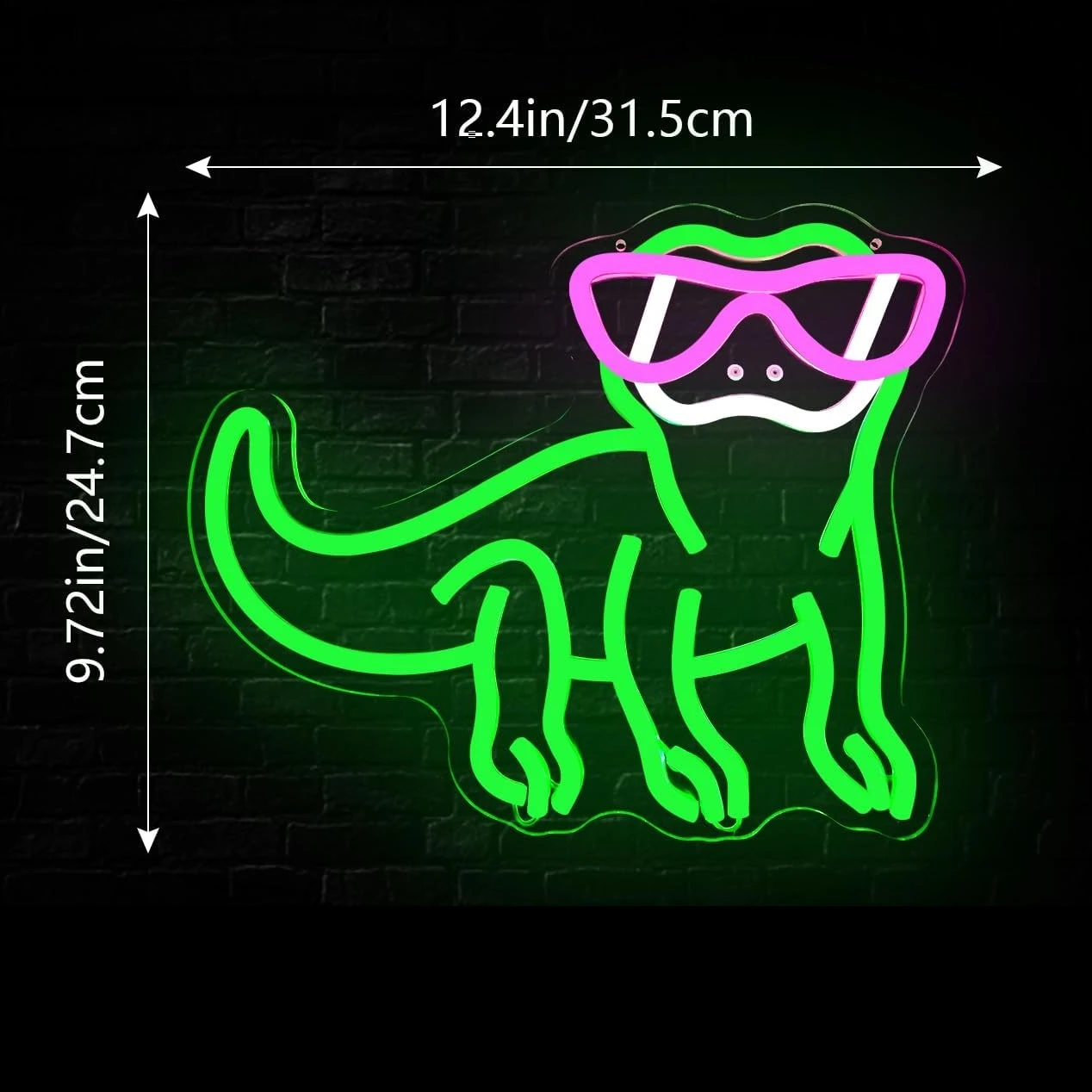 Hagedis Neon Sign USB Dimbare LED Neon Light Sign voor Drink Bar Man Cave Slaapkamer Hotelwinkel Garage Game Room Party Wall Decor