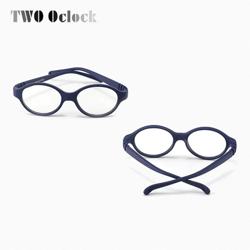 Imagen 2 del producto Monturas de gafas flexibles e irrompibles para niños, monturas de gafas graduadas ópticas para niños, monturas de gafas sin dioptrías para bebés de 1 a 3 años