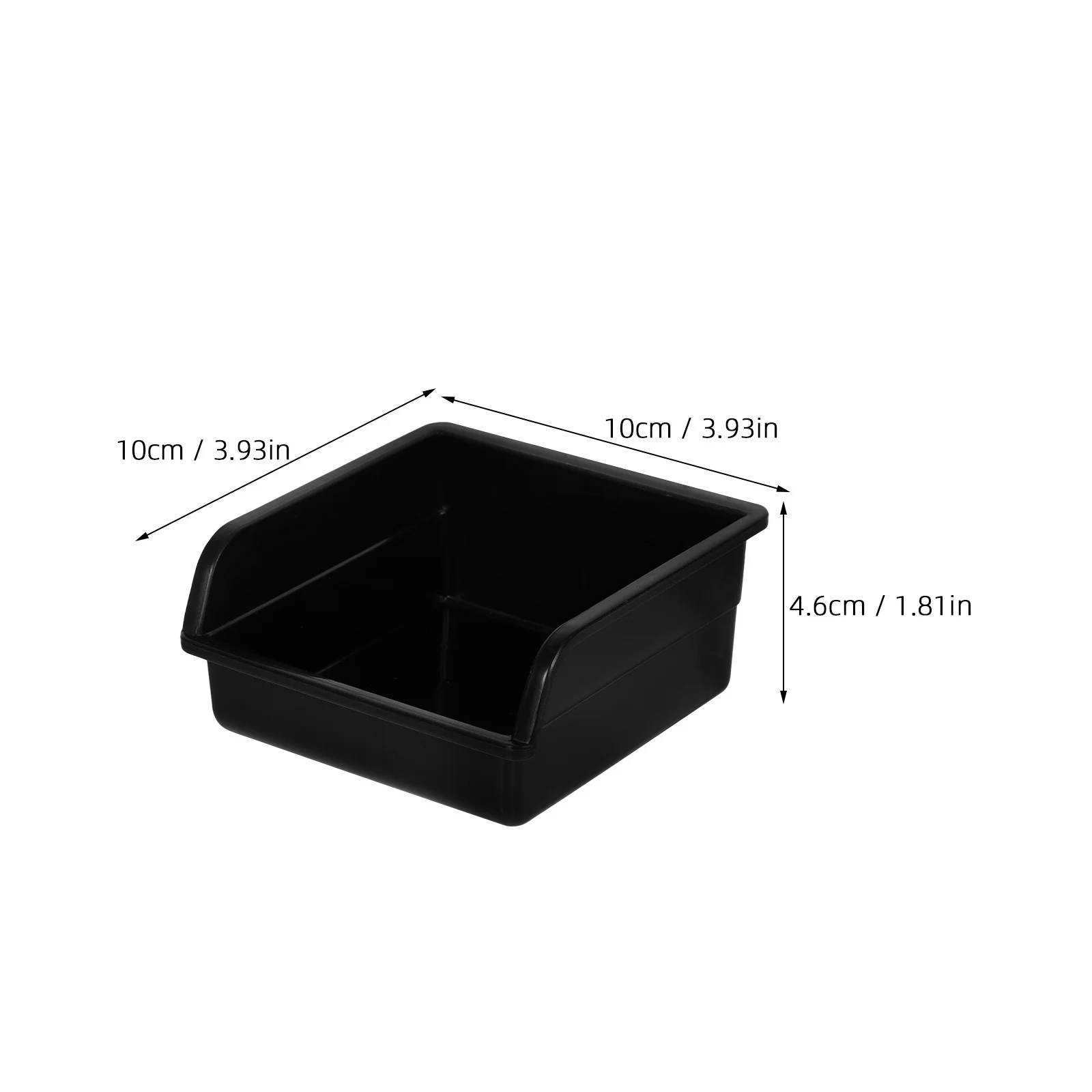 6 مجموعات من صندوق تخزين الأجزاء لصناديق Pegboard، سلال بلاستيكية شديدة التحمل، مجموعة أدوات تنظيم ورشة العمل