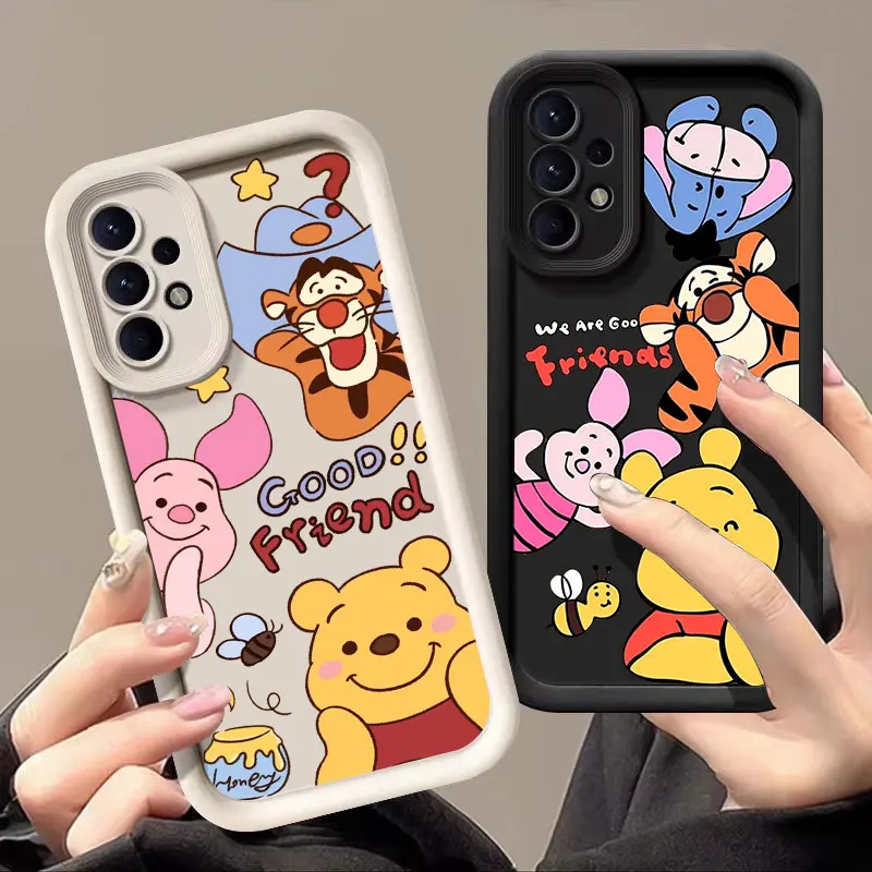 

Winnie The Pooh Friends Case For Samsung Galaxy A57 A56 5G A37 A36 A17 A07 A26 A16 A06 A55 A52 A14 A73 A34 Soft Protective Cover