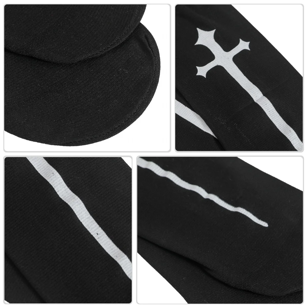 

1 пара нейлоновых прозрачных колготок с принтом паука для Хэллоуина, фестиваля, маскарада, костюма, одежда для вечеринки