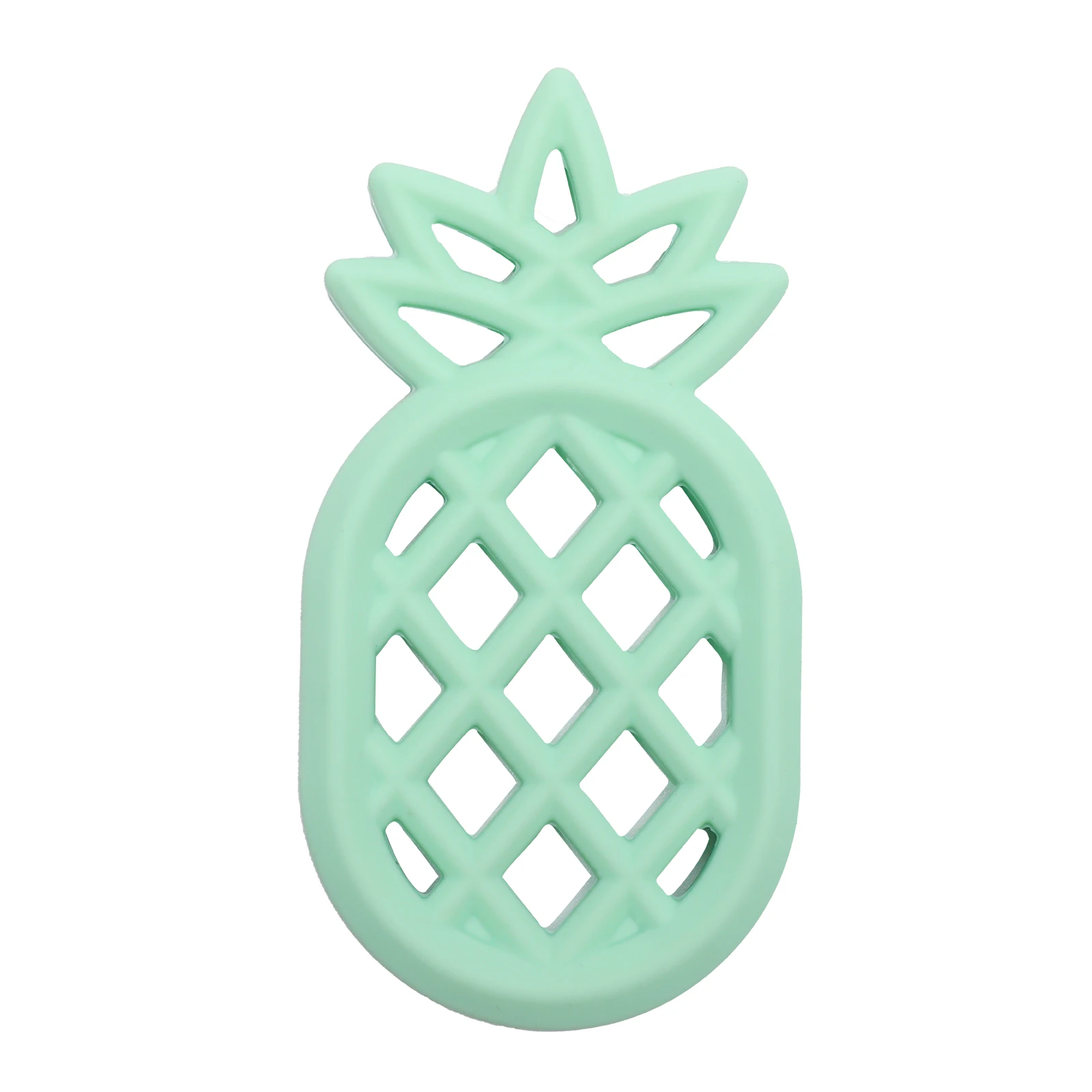 

1PCS Silicone Pineapple Baby Teether Newborn Oral Care Products Teething Molar Toy Making Pacifier Chain Fitting