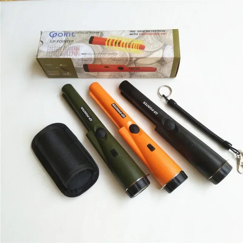 Professional Portable Handheld Metal Detector, Partial Waterproof Pinpointer, Underground Portable Gold Detector Assist Tool