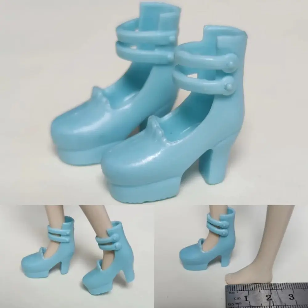 Plastic 1/6 Doll Shoes High Heels Super Model 30cm Figure Doll Sandals Original 30cm Doll Casual Shoes Female Doll Boots Doll