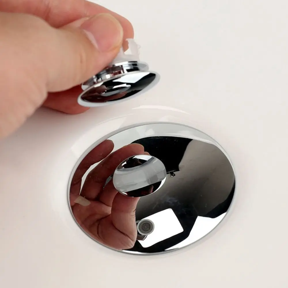 Round Sink Overflow Covers Useful Replacement Copper Trim Ring Cap double layer Tub Drain Stopper Kitchen Bathroom