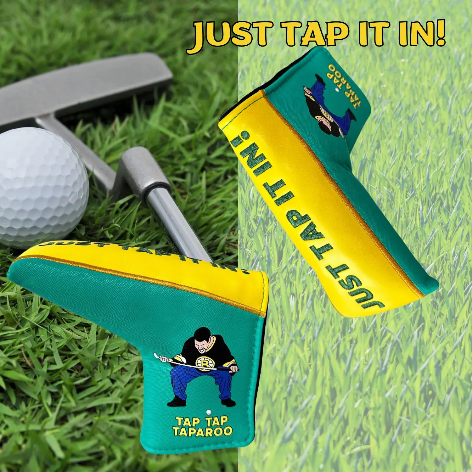 Happy Gilomre Golf Putter Cover - Premium Blade Putter Headcover with Soft Lining - Protective Golf Clubs Accessory for Men - view 2