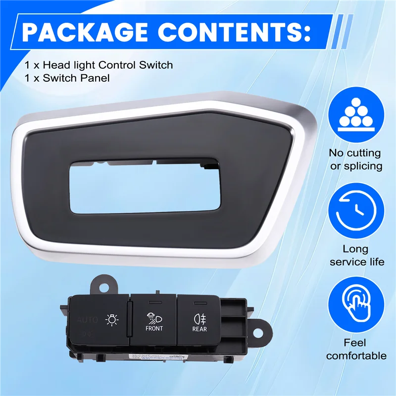 

4K1941501 For A6 C8 2019-2023 Car Head Light Control Switch Headlight Button Lamp Switch 4KD 857 966 82V