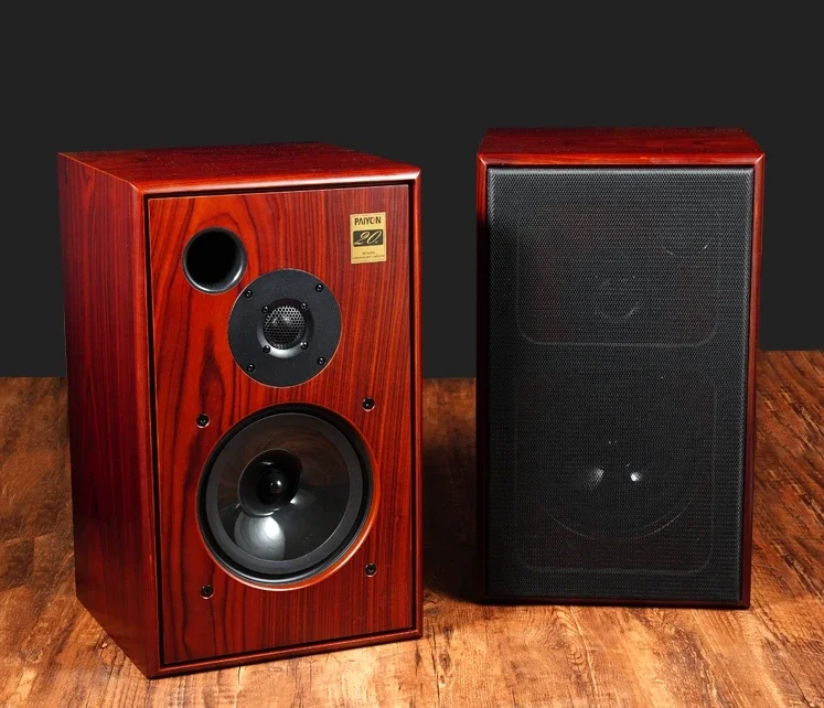 PAIYON Z5 Passive Bookshelf Speaker 150W HIFI EXQUIS 8'' Woofer Real Wood Speakers