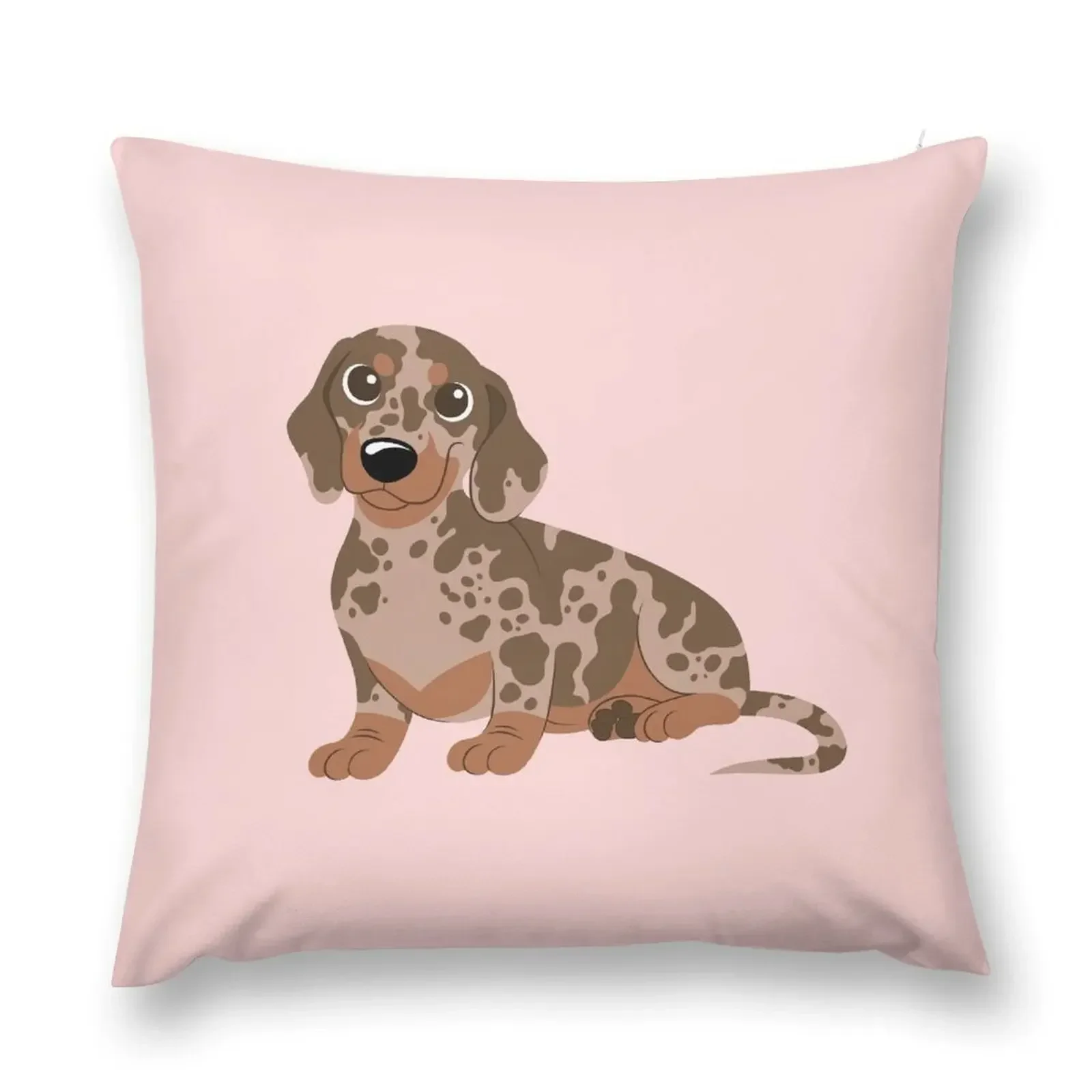 Miniature Dachshund - Dapple Throw Pillow Decorative Sofa Cushions Elastic Cover For Sofa Pillow Cases Decorative pillow