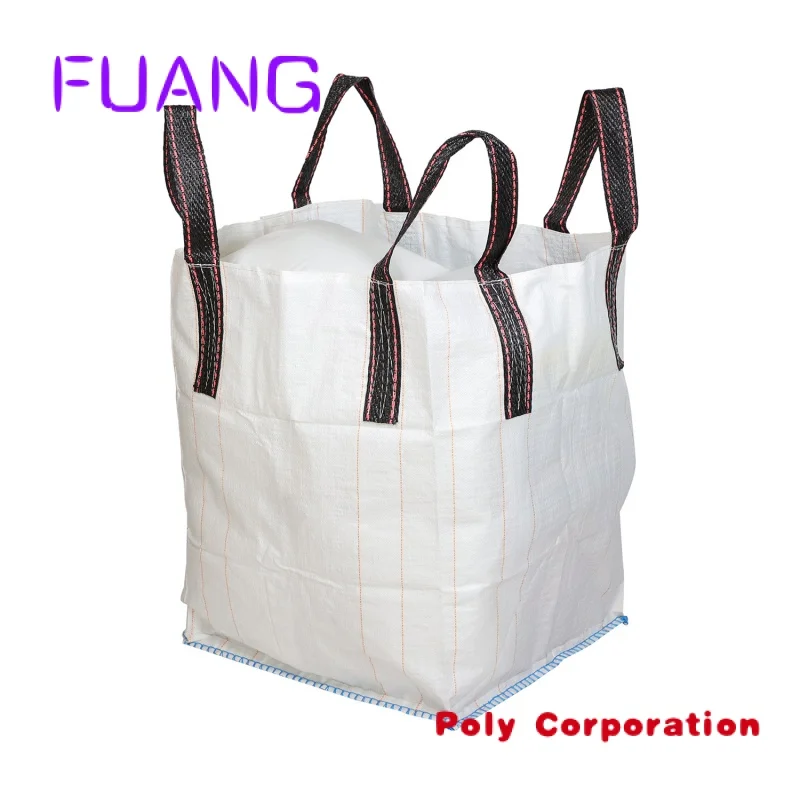 Custom  factory PP woven 1 ton 2 ton super sack container big bulk bag FIBC for firewood