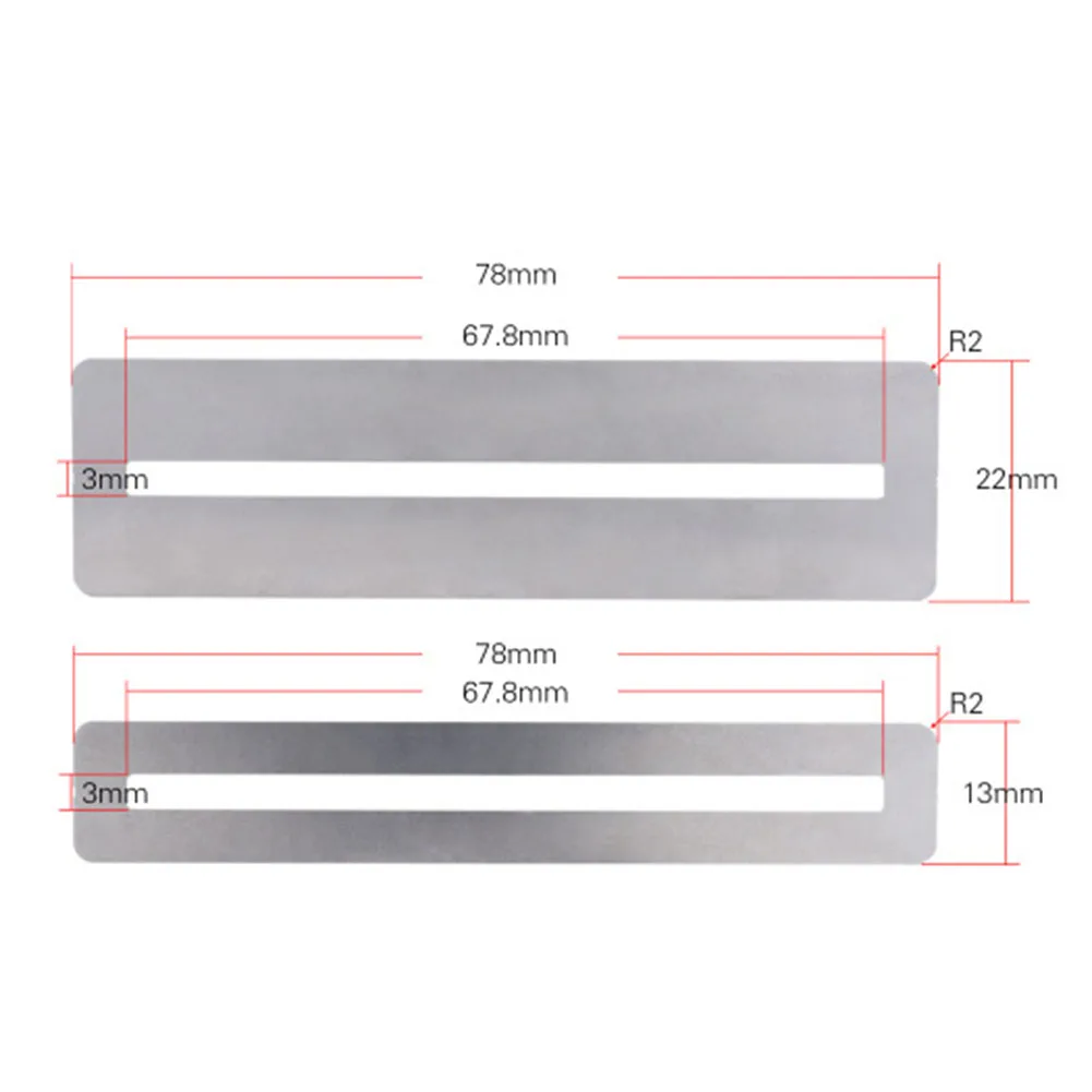 Stainless Steel Fret Repair Tool Set  Prevents Damage to Fretboard  Includes 2 Protective Shims  Perfect for DIY Fret Works