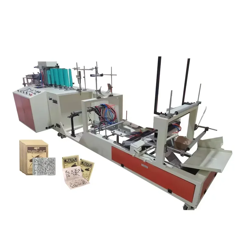 Electric Hot Melt Glue Traps Board Machine with Gear & Engine for Pest Control of Flies Rats Mice Cockroaches Release Paper