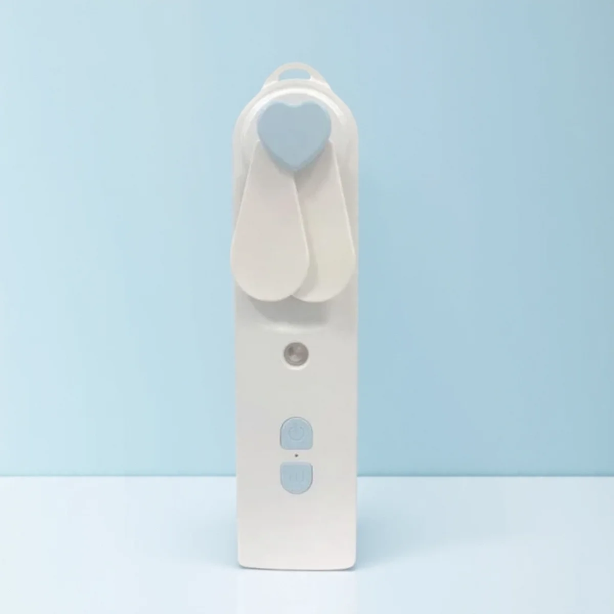 Portable 2-in-1 Mini Fan Humidifier USB Rechargeable Handheld Fan Water Spray Mist Fan Face Steamer Air Cooler for Home Office