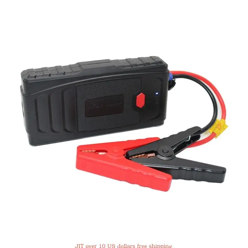 12V Portable Car Jump y Power Starter Auto Battery Booster ChargersBuilt-in y LED Flashlight Fast