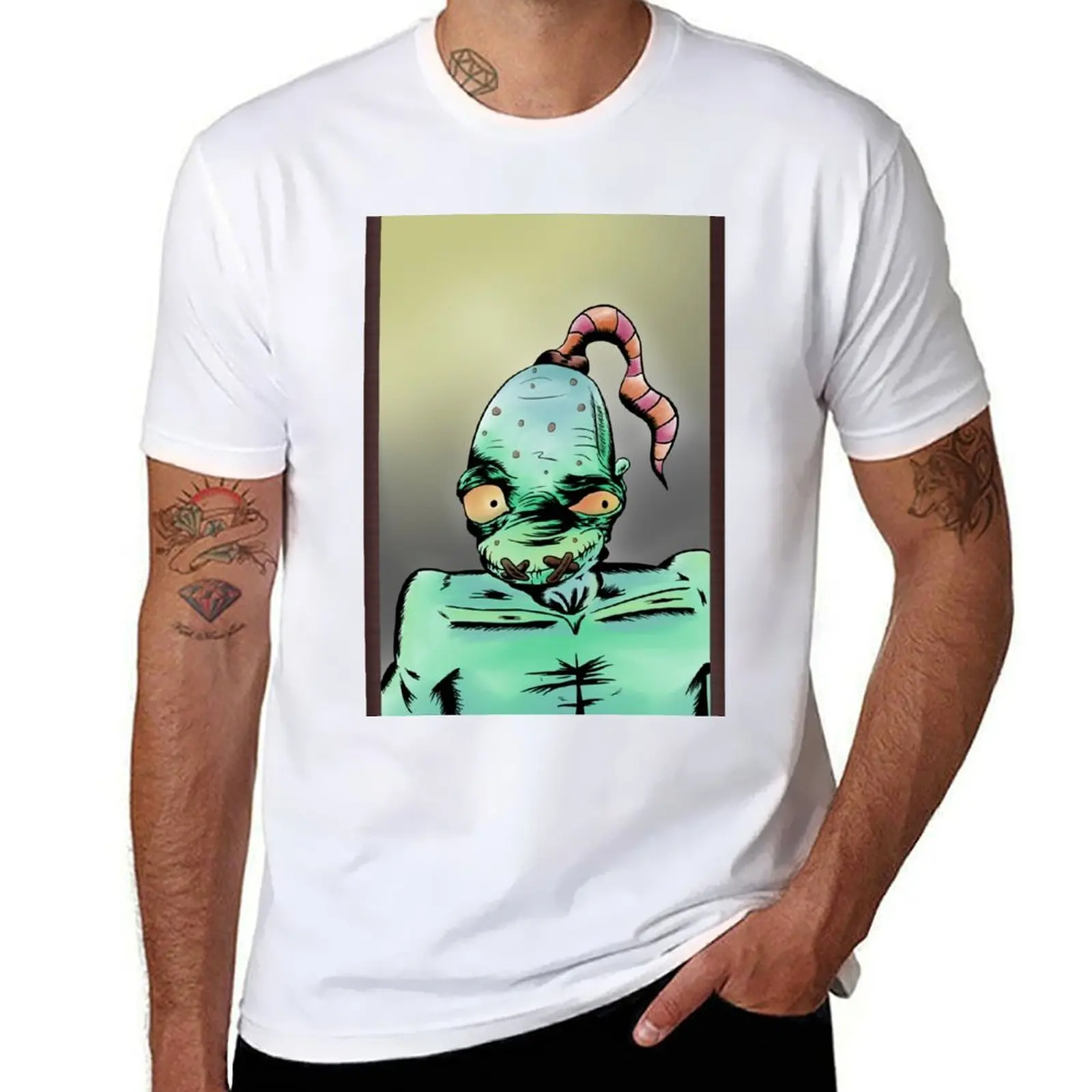 Oddworld Abe T-Shirt Casual Graphic Print Tee