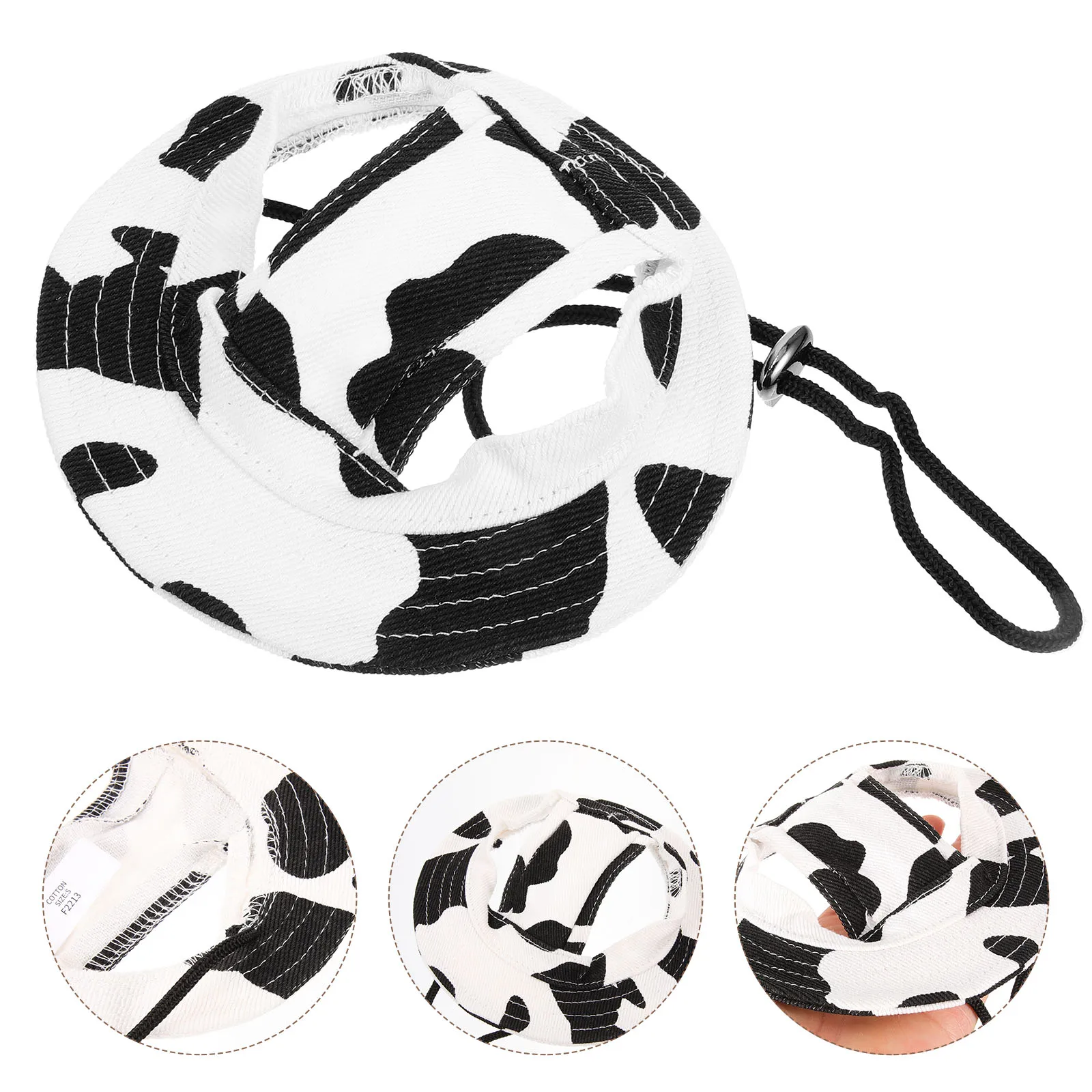 หมวกกันแดดสำหรับสัตว์เลี้ยง ผ้าฝ้ายน้ำหนักเบา หมวกตกแต่งสำหรับสุนัข ขนาดเส้นรอบวง 24 ซม. หมวกสำหรับลูกสุนัขและสัตว์เลี้ยงขนาดเล็ก หมวกกันแดดสำหรับแมวและสุนัข ป้องกันแสงแดด ทันสมัย