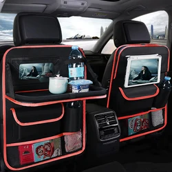 Universal Car Seat back Storage Organizer Bag Multi-Pockets Seat Back Organizer with Touch Screen Tablet Holder Car Accessories