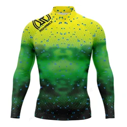 Surfing Suit Diving Mens Summer Long Sleeve Surf Wear Clothing UV SunSwimming Tight T-Shirt Rashguard Gym Sets Rash Guards Skin