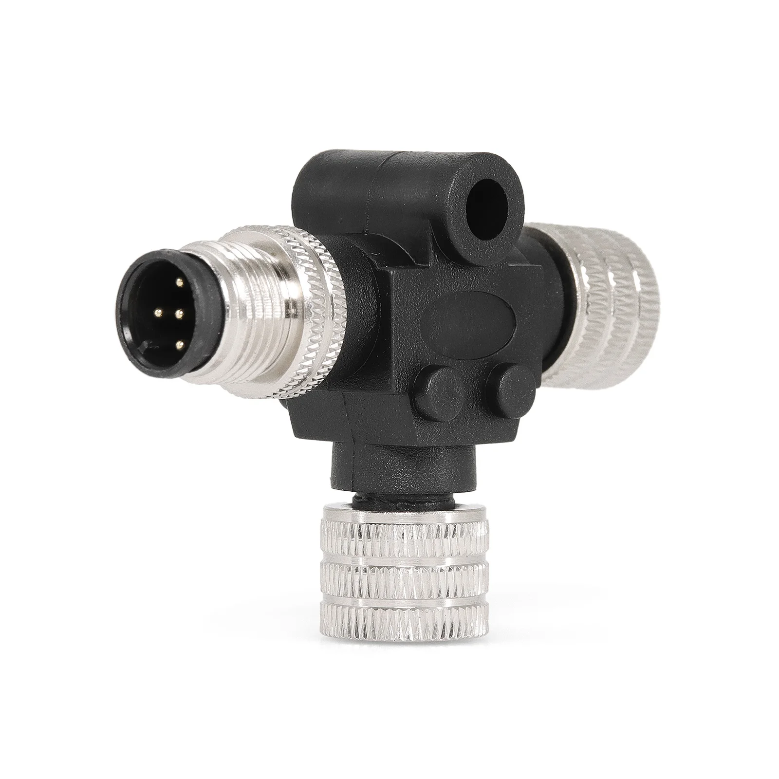 NMEA 2000 3 Port Multiport T Connector Starter Kit 0~190ohm Silver Edge 3 Way Adapter For NMEA2000  For Boat Marine Accessories