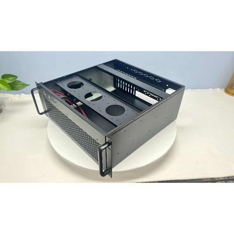 4U server chassis eatx main board 4090 graphics card radiator 360 water cooling row 8 slots ATX power supply USB3.0