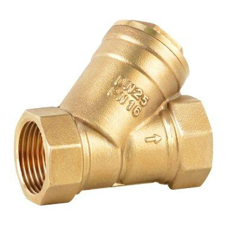 

TF water pressure female thread valve brass screen filter valve internal thread Y-shaped connection brass y strainer