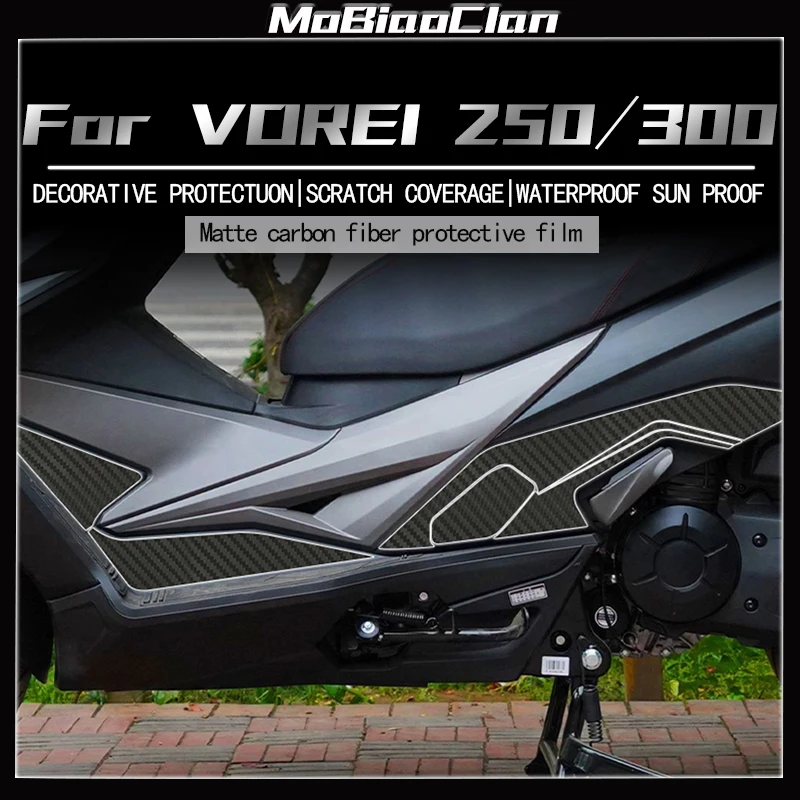 

For DAYANG VOREI 250 300 car stickers 3D carbon fiber protective filmtransparent film anti scratch modification accessories