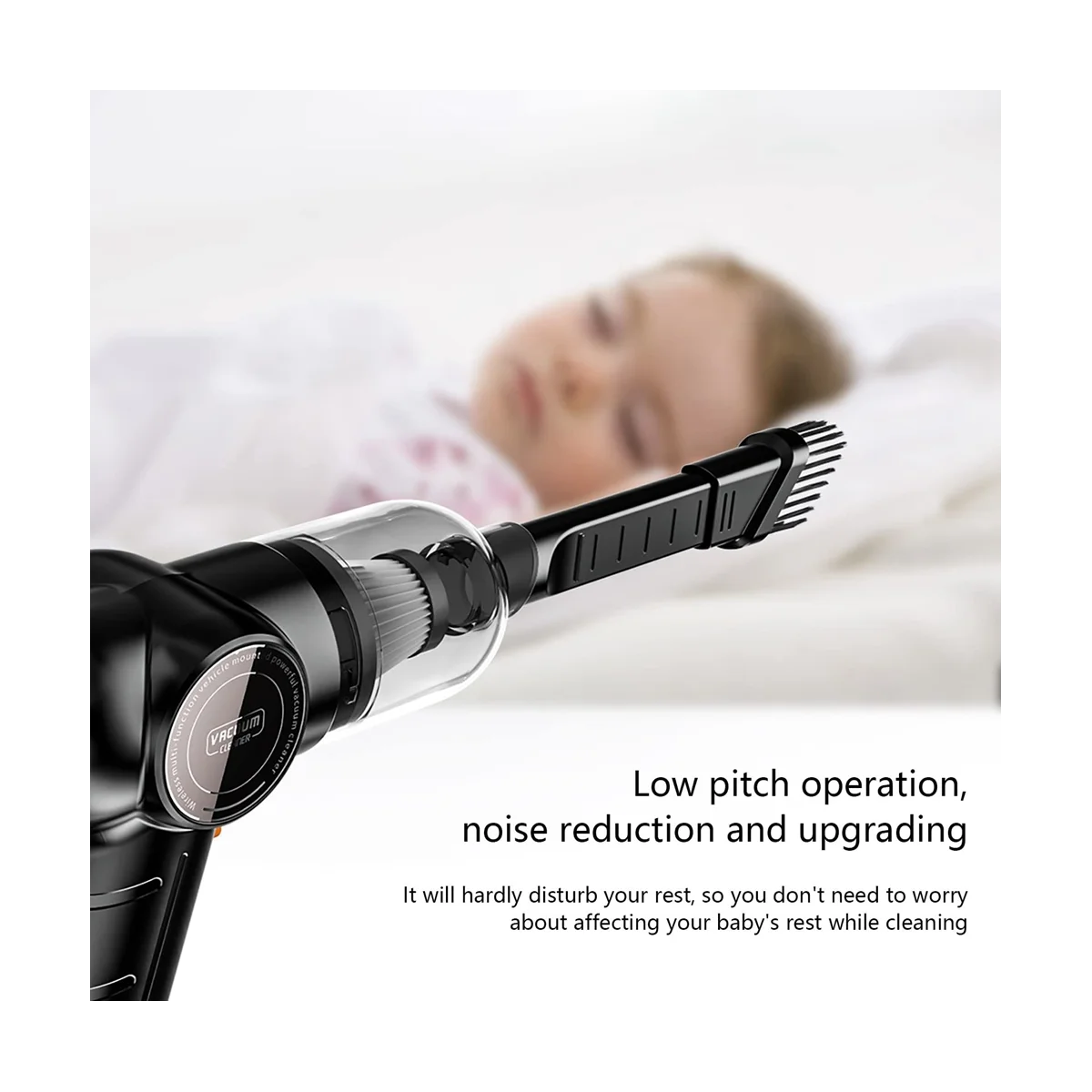 Car Cordless Vacuum Cleaner Powerful Suction Blow Vacuum Cleaner Portable Keyboard Vacuum Cleaner USB Rechargeable,A