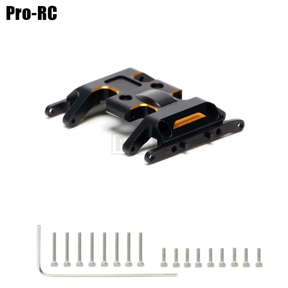 

1Pcs Aluminum Alloy Center GearBox Mount Holder Skid Plate for 1/24 RC Crawler Car Axial SCX24 90081 C10 Upgrade Parts
