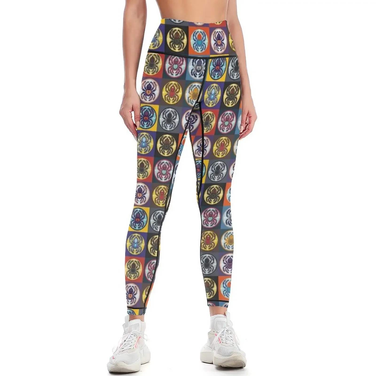 12-species-of-tarantula-poster-leggings-high-waist-legging-gym-legging-sexy-woman-womens-leggings
