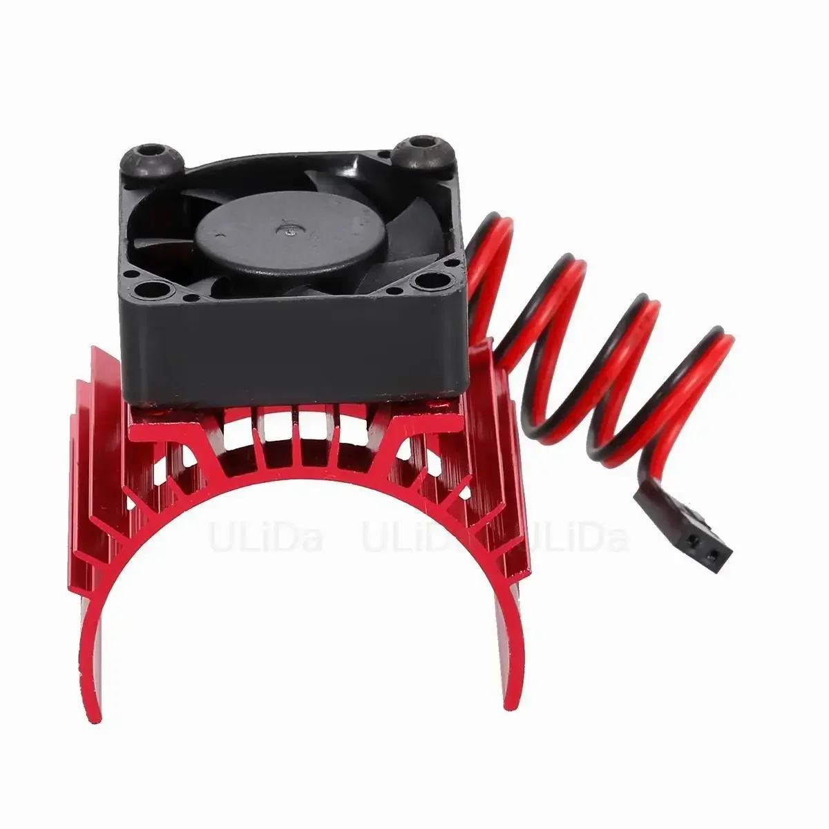 540 545 550 Motor Aluminum Alloy Heatsink + Fan Cooling Head Vent 6v for 1/8 1/10 RC Car Boat HSP HPI Wltoys Part