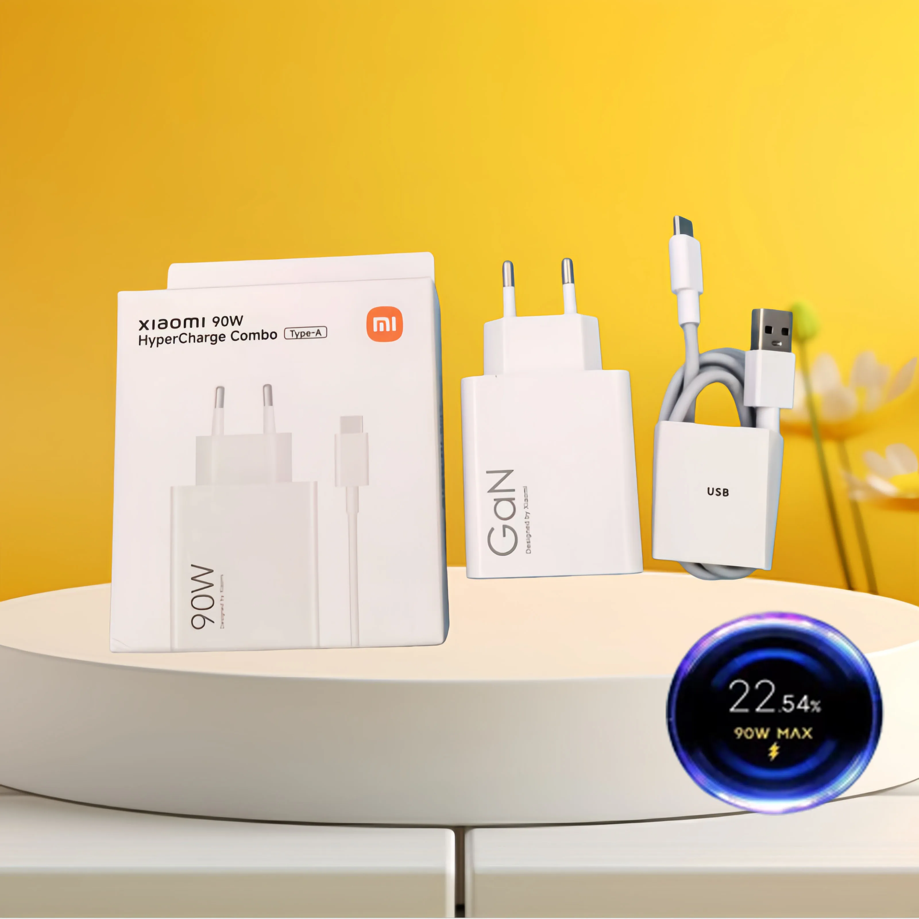 

Xiaomi Mi Poco X7 F7 Pro 90 Вт Быстрое зарядное устройство EU Turbo Charge 6A Тип C Кабель для Mi 15 14 Ultra 15T Redmi Note 14 15 Turbo 4 5 K70