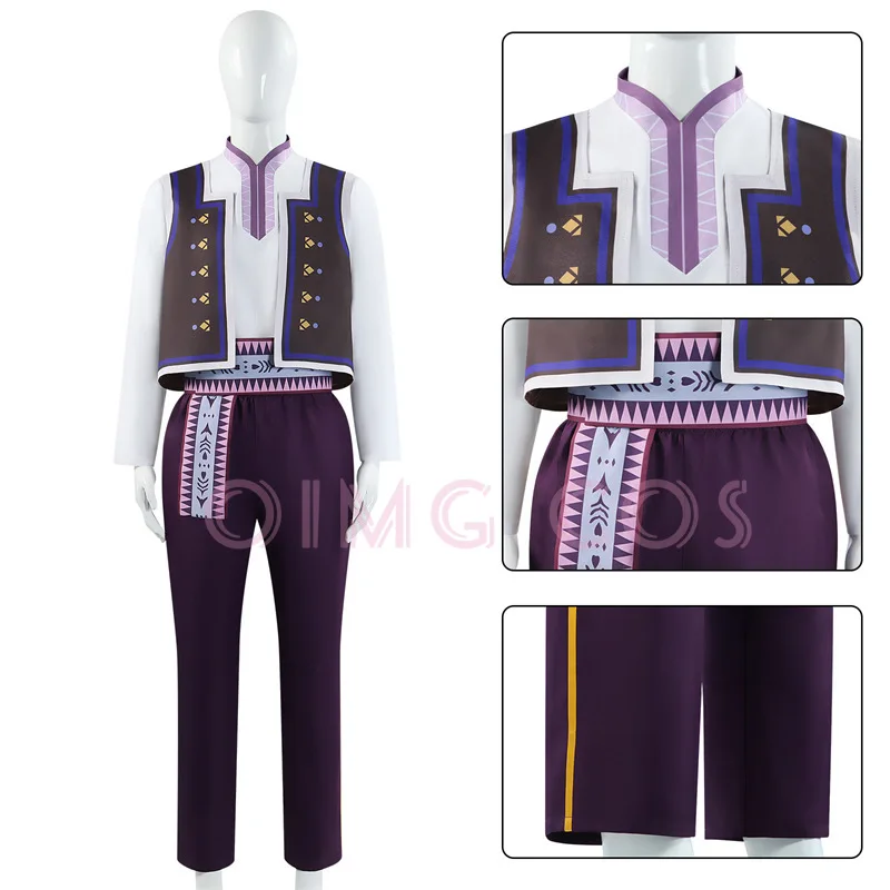 

Kristoff Cosplay Costume Adult Carnival Uniform Anime Halloween Party Costumes Masquerade Women Game