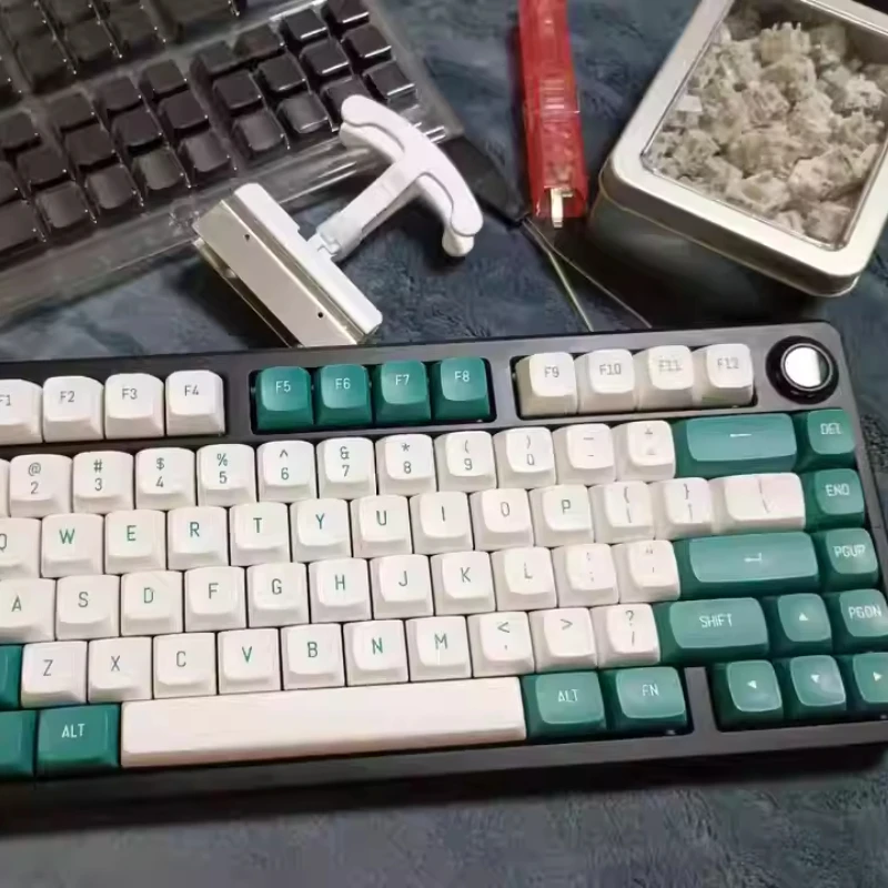 Keyverse Infi75 Lite Mechanical Keyboard Kit Custom Tri-mode RGB Hot-swap Gasket Ergonomics Gamers DIY Design Hands on Teclado