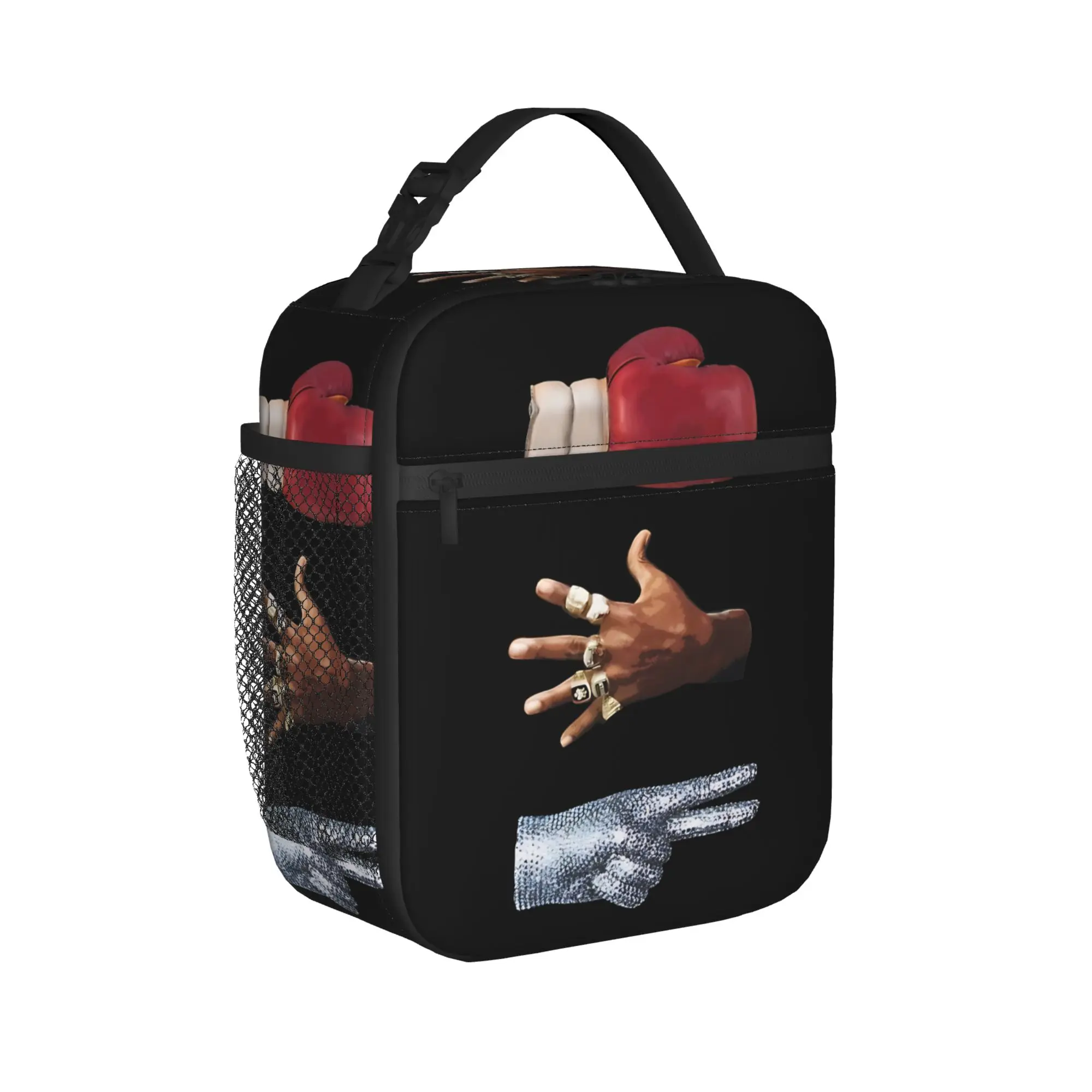 MJ Pop King Insulated Lunch Bags Thermal Bag Reusable,Lunch Container M-Michaels Leakproof Tote Lunch Box Girl Boy Work  Picnic