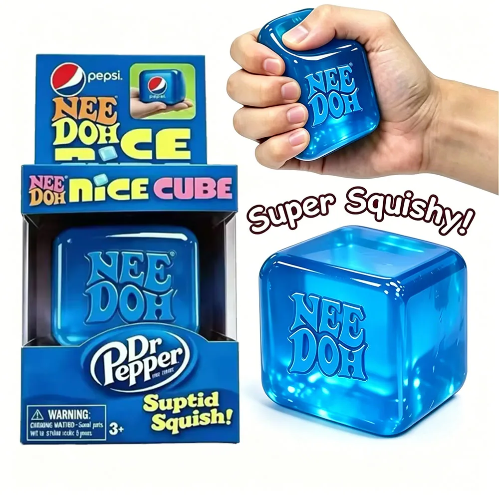 

Hot Needoh Nice Cube Sensory Stress Reliever Fidget Tool for Anxiety & Focus Desk Sensory Cube for Adults & Kids