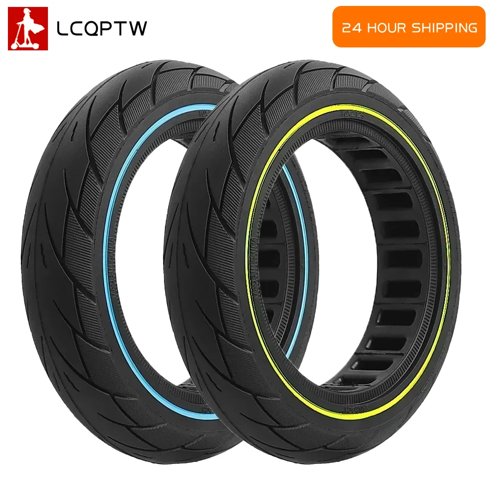 

10-дюймовая сотовая твердая шина с высоким сцеплением 10x2,125 для электрического скутера Ninebot F20 F30 F40, взрывозащищенные резиновые запасные части