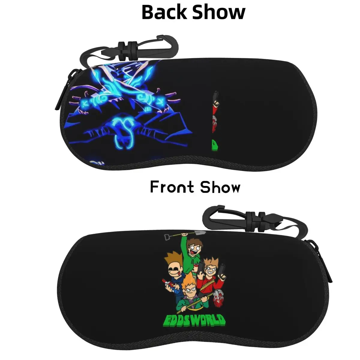 

Eddsworld Shell Glasses Case Protective Sunglasses Box Women Men Soft Eyeglass Bag Pouch