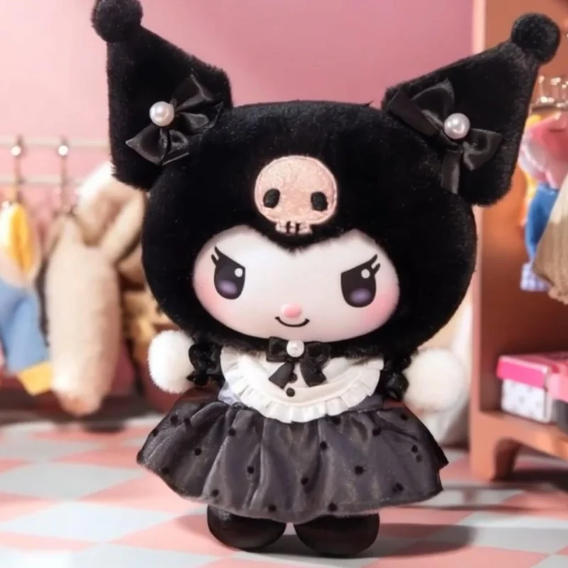 

Genuine Sanrio Anime Sister Outfit Series Vinyl Blind Box Cute Doll Mystery Box Kulomi Melody Birthday Surprise Gift for Girls
