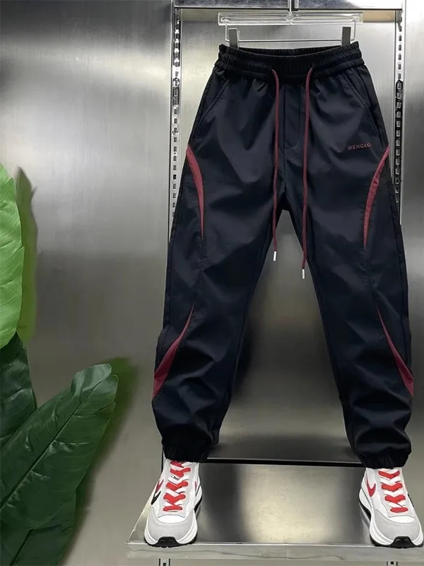 

Summer New American High Street Drapey Trendy Brand Cuffed Pants Men's Outdoor Functional Casual Pants Fashion Versatile Long...