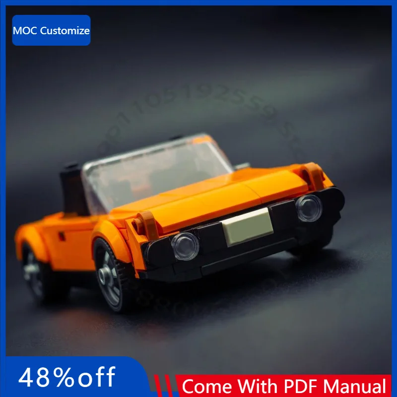 

262 PCS Speed Hypercar 914 MOC Customize Modular Building Block Design Educational Model Technology Kids DIY Holiday Toy Gifts