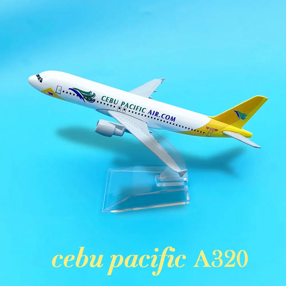 Skala 1:400 Zhong PACIFIC A320 Airlines Model pesawat Dish-tambahan Ideal untuk koleksi pesawat Diecast