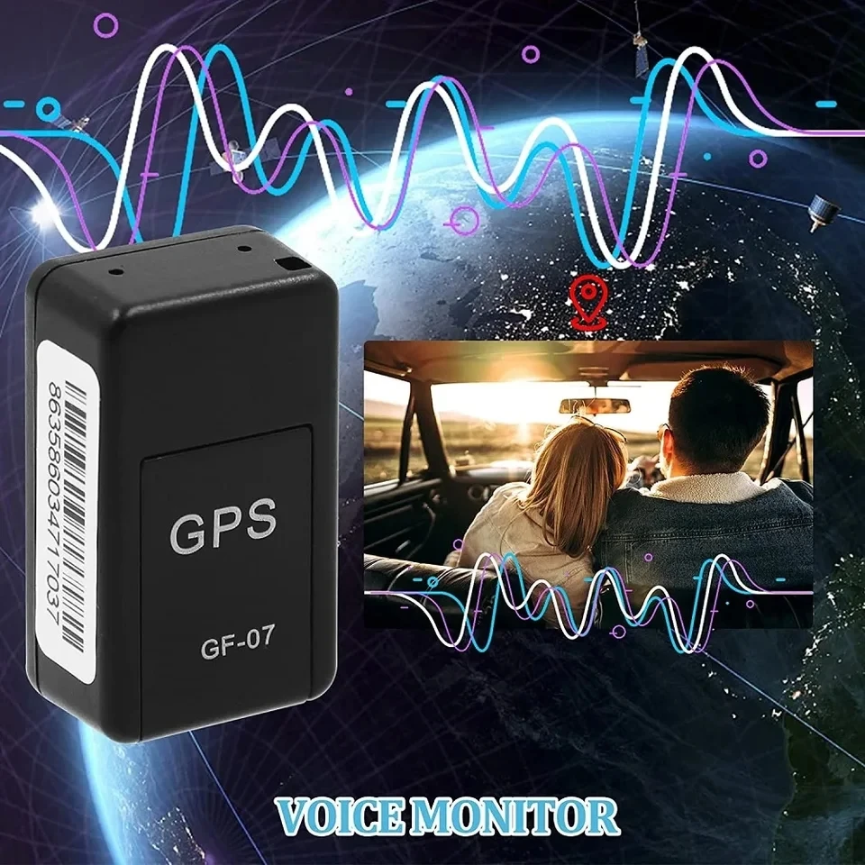 Gps Positioner Gf07 Mini Tracking Positioner Rea!time Tracking Remote Vehicle Positioning Mobilerecording Listening Anti Loss