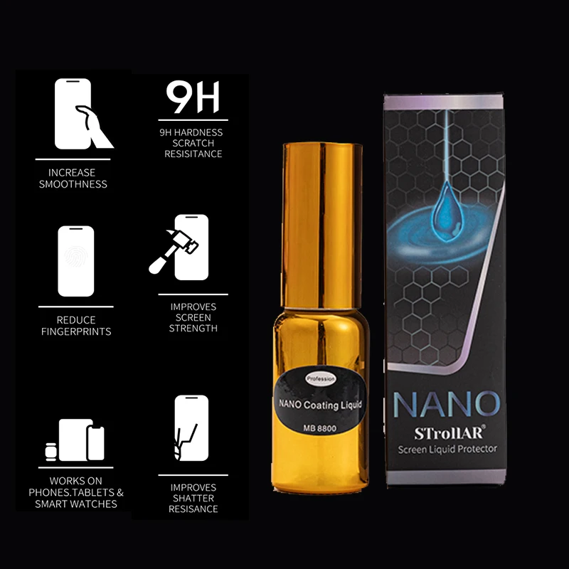 

Nano Coating Liquid Screen Protector Suitable for iPhone 17 16 15,Suitable for SAMSUNG S25 S24 S23 S22,Suitable for Xiaomi