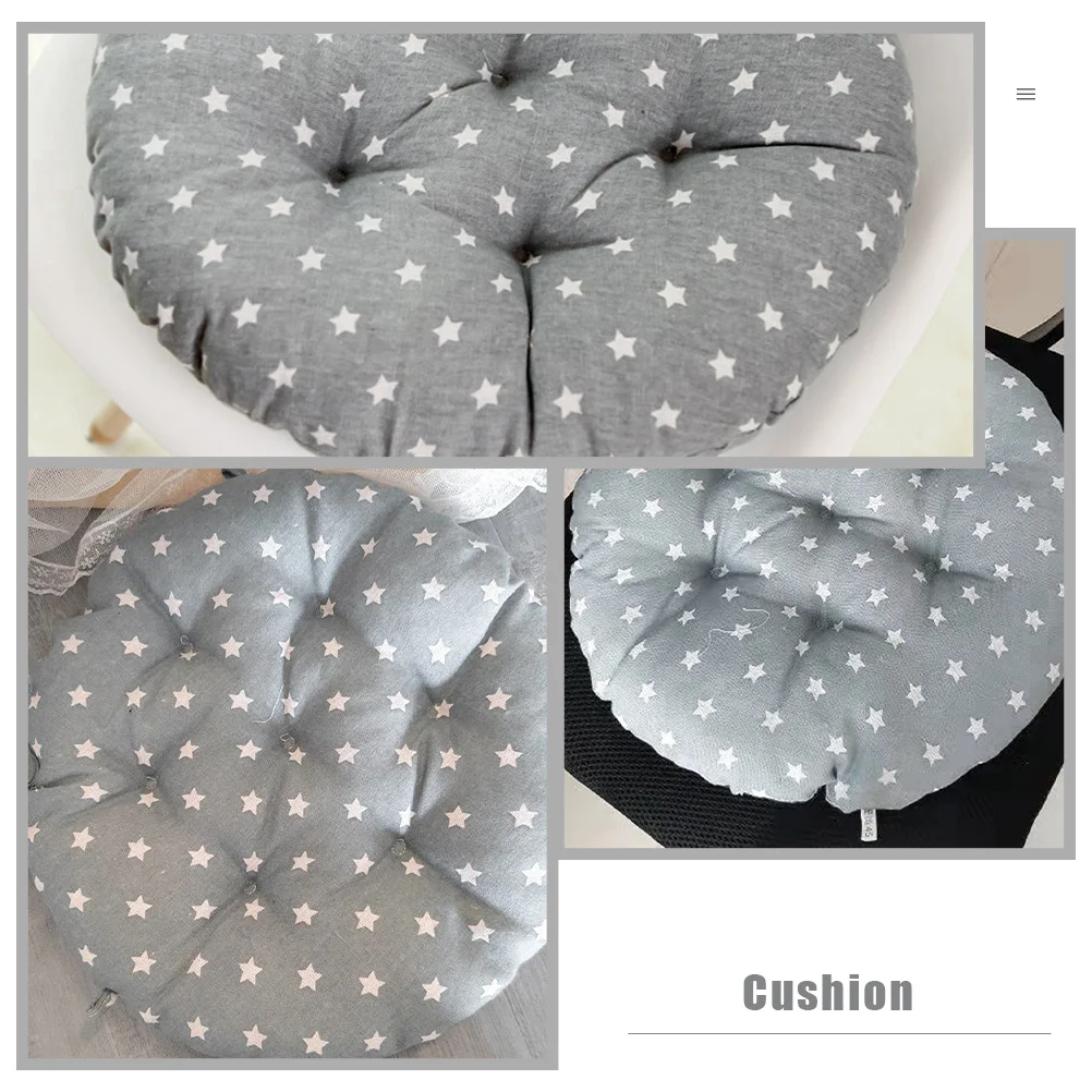

Thick Floor Cushion Soft Seating Pad 45Cm Round For Reading Watching Home Office Garden Indoor Outdoor Use Seat Mat