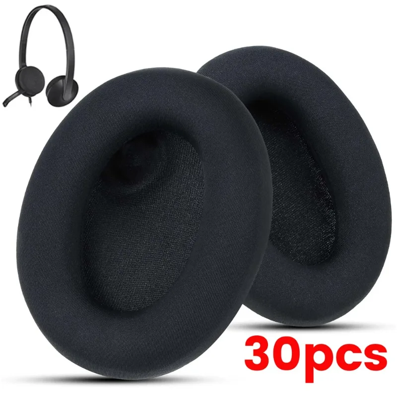 30-10Pcs Sponge Headset Replacement Memory Foam Ear Pads 35/45/50/55/60mm for Logitech PC960 Stereo Headset USB Earphone Pillow