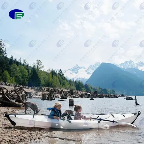 Top Sale Fishing Kayak Foldable Foldable Kayak with Fin Drive Canoe Rowing Boat Kayak for 1 Person