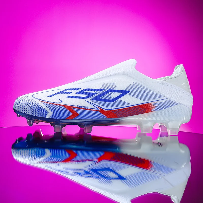 New Men Soccer Shoes Sneakers Mid-top Match Light Hot-selling Training Non-Slip Football Boots High-quality Grass Cleats Outdoor