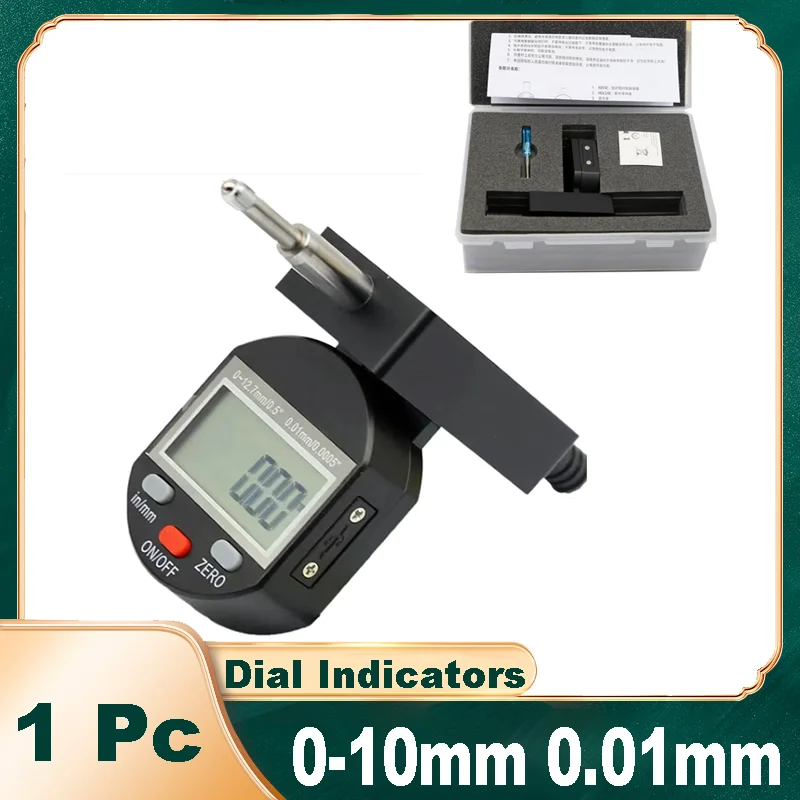 

0-10MM Vertical Electronic Digital Dial Indicator Digital Indicator Electronic Micrometer 0.01MM Gauge Indicator Measure Tool