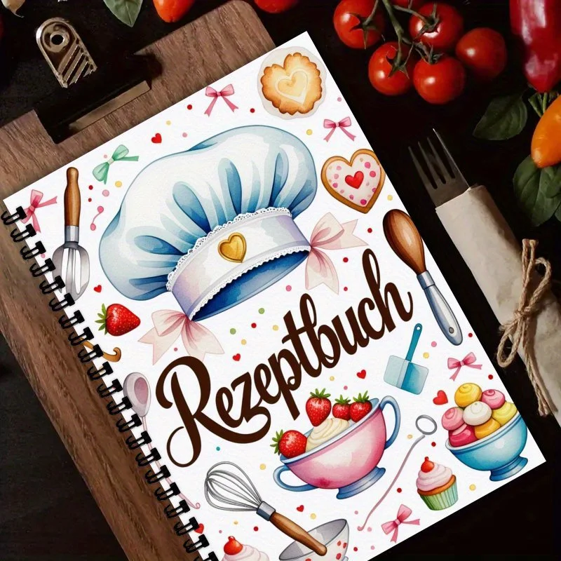 caderno-de-receitas-personalizado-a5-organizador-pessoal-livro-de-receitas-rosa-com-design-de-chapeu-de-chef-planejador-de-receitas-em-branco